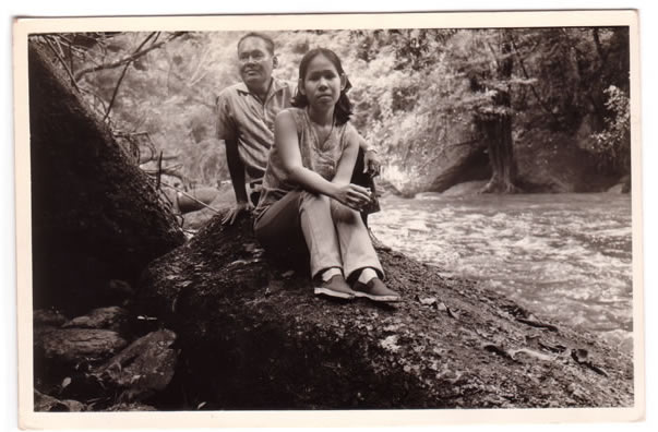 old pic of my Mom and Grandpa in thailand
